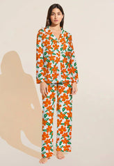 Yumi Nights – Bold Blossom Cotton Pajama Set 🌸